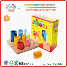 Hot Sale Cylinder Geometric Sorter Blocks Wooden Baby Toy